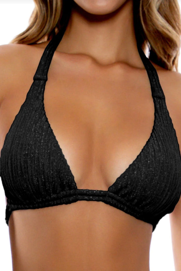 Luli Fama Vibras Triangle Halter Top